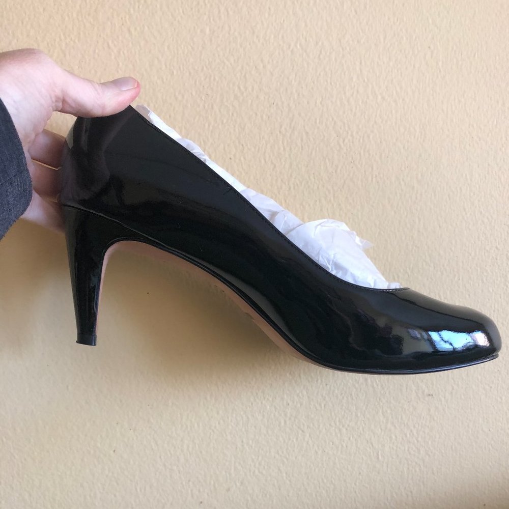 Cole Haan Black Patent Violet Air.Pump.60 Size 8.5